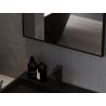 Mexen Loft rectangular bathroom mirror 90 x 60 cm, black frame - 9852-090-060-000-70