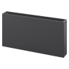Mexen Flat CF33 panel radiator 600 x 800 mm, side connection, 1761 W, anthracite - W433F-060-080-66