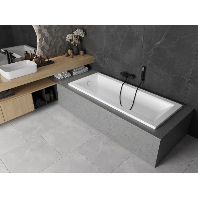 Mexen Cubik rectangular bathtub 140 x 70 cm, white - 55031407000