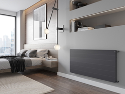 Mexen Line CL11 Panel Radiator 300 x 1200 mm, Side Connection, 546 W, Anthracite - W411L-030-120-66