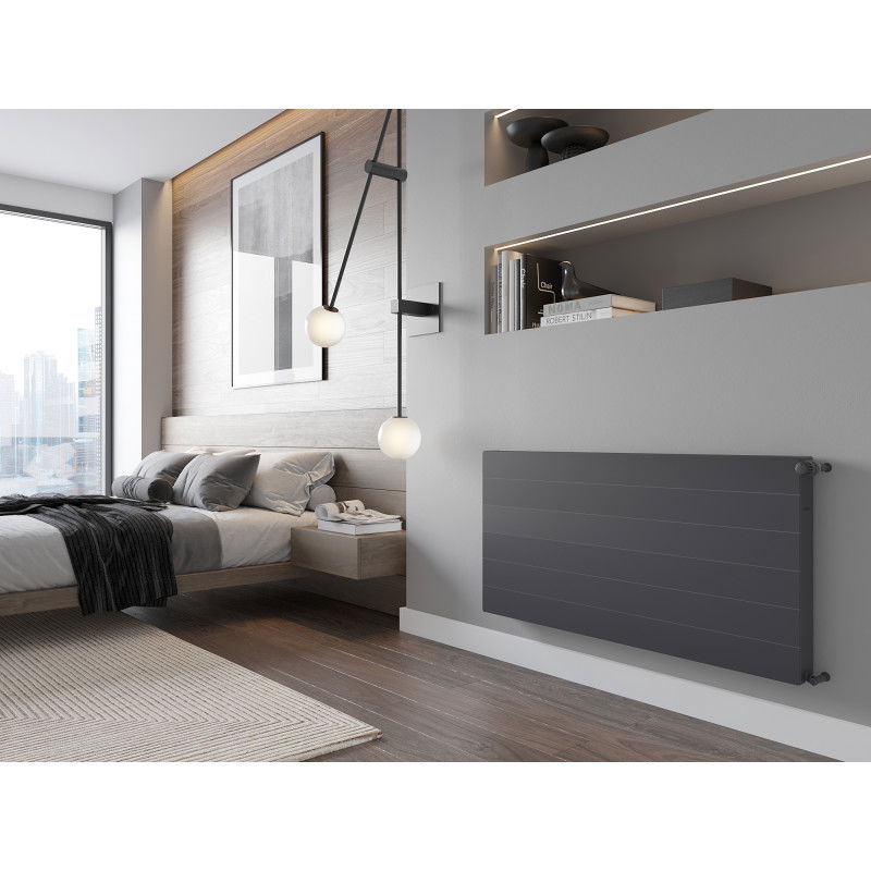 Mexen Line CL21 panel radiator 600 x 500 mm, side connection, 605 W, anthracite - W421L-060-050-66
