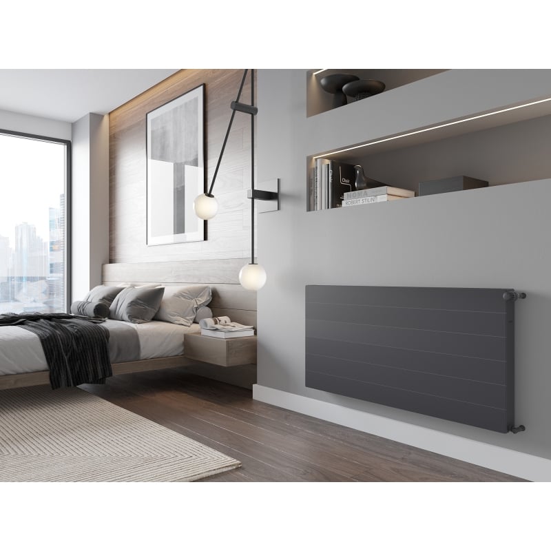 Mexen CL21 Panel Radiator 600 x 1600 mm, Side Connection, 1935 W, Anthracite - W421L-060-160-66