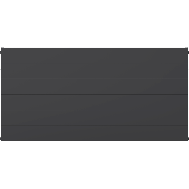 Mexen Line CL21 panel radiator 900 x 1300 mm, side connection, 2066 W, anthracite - W421L-090-130-66