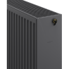 Mexen CV33 panel radiator 400 x 1800 mm, bottom connection, 3040 W, anthracite - W633-040-180-66