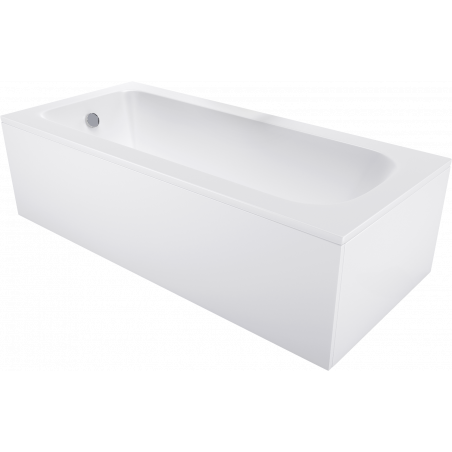 Mexen Vega rectangular bathtub 130 x 70 cm with casing, white - 55011307000X