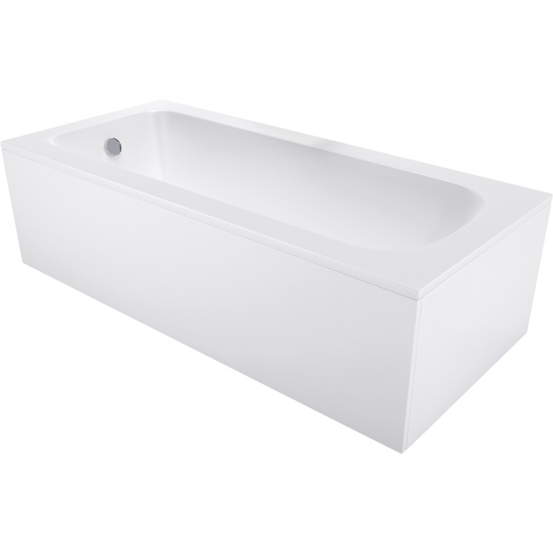 Mexen Vega rectangular bathtub 170 x 80 cm with casing, white - 55011708000X