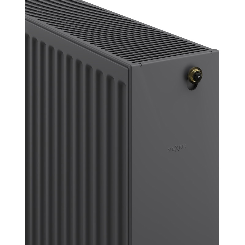 Mexen CV33 plate radiator 900 x 700 mm, bottom connection, 2227 W, anthracite - W633-090-070-66