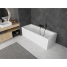 Mexen Cubik rectangular bathtub 140 x 70 cm with panel, white - 55031407000X