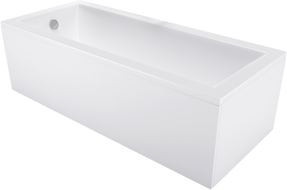 Mexen Cubik rectangular bathtub 140 x 70 cm with panel, white - 55031407000X