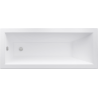 Mexen Cubik rectangular bathtub 140 x 70 cm with panel, white - 55031407000X