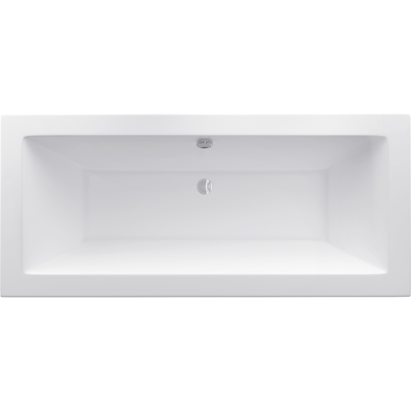 Mexen Cube rectangular bathtub 190 x 90 cm with enclosure, white - 55051909000X