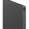 Mexen Flat CVF11 panel radiator 300 x 1400 mm, bottom connection, 637 W, anthracite - W611F-030-140-66
