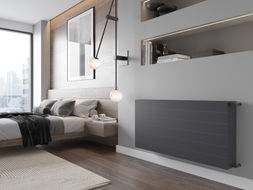 Mexen CL33 Flat Panel Radiator 400 x 1600 mm, Side Connection, 2530 W, Anthracite - W433L-040-160-66