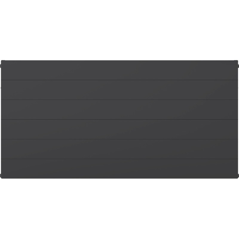 Mexen CL33 Flat Panel Radiator 400 x 2000 mm, Side Connection, 3163 W, Anthracite - W433L-040-200-66