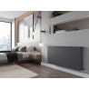 Mexen CL33 Flat Panel Radiator 400 x 2000 mm, Side Connection, 3163 W, Anthracite - W433L-040-200-66