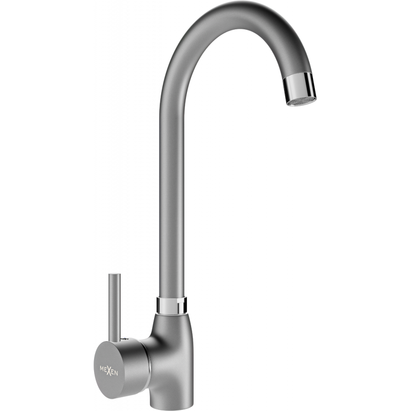 Mexen Telma kitchen mixer tap, Grey - 670200-61
