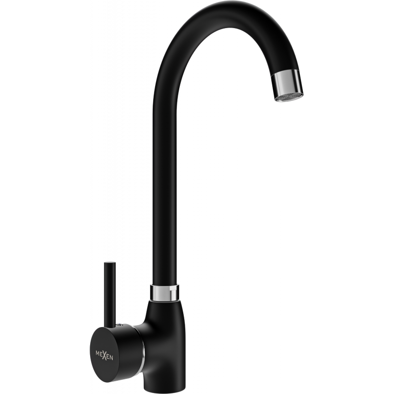 Mexen Telma kitchen tap, black - 670200-70