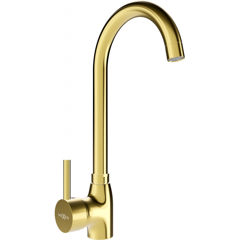Mexen Telma kitchen tap, gold - 670200-50