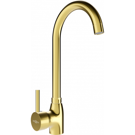 Mexen Telma kitchen mixer tap, Gold - 670200-50