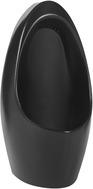 Mexen Lucas hanging urinal, black matt - 37027070
