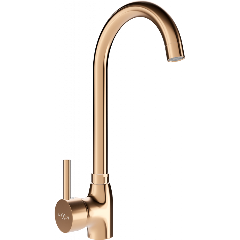 Mexen Telma kitchen faucet, rose gold - 670200-60