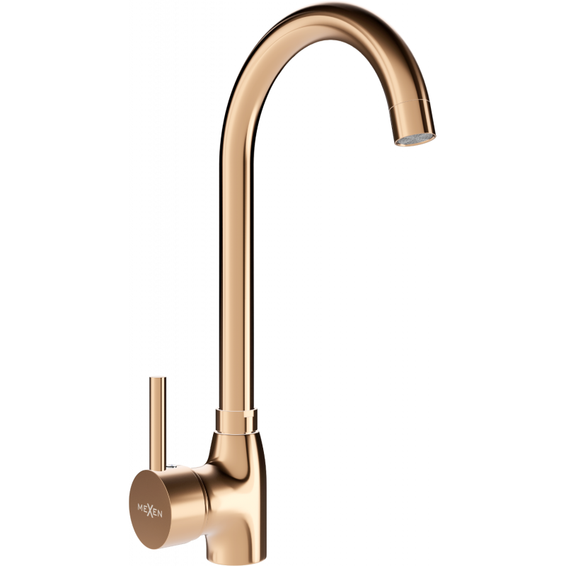 Mexen Telma kitchen tap, rose gold - 670200-60