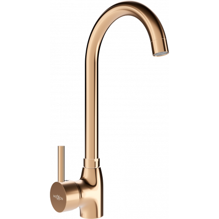 Mexen Telma kitchen tap, rose gold - 670200-60