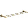 Mexen Remo double towel rack, Gold - 7050725-50