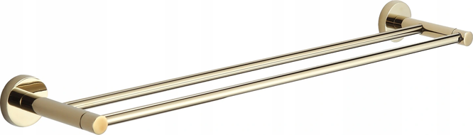 Mexen Remo double towel rack, Gold - 7050725-50