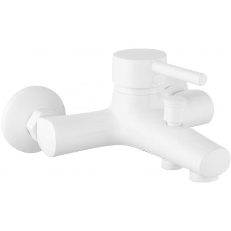 Mexen Lua bathtub mixer tap, White - 72830-20