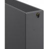 Mexen Flat CVF33 Plate Radiator 300 x 1600 mm, Bottom Connection, 1984 W, Anthracite - W633F-030-160-66