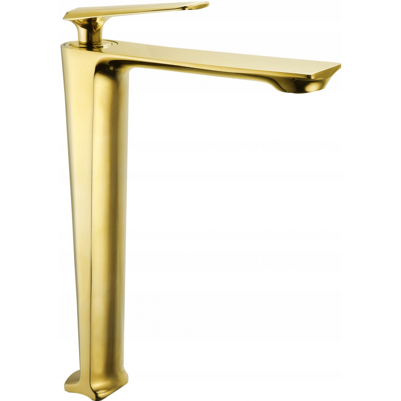 Mexen Ares tall washbasin faucet, gold - 744110-50