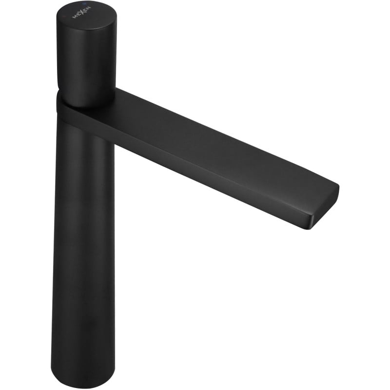 Mexen Nox tall washbasin tap, black - 744210-70