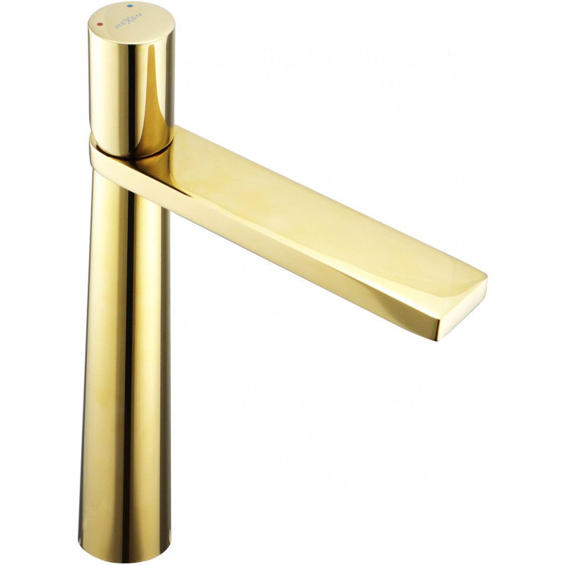 Mexen Nox high washbasin mixer tap, Gold - 744210-50