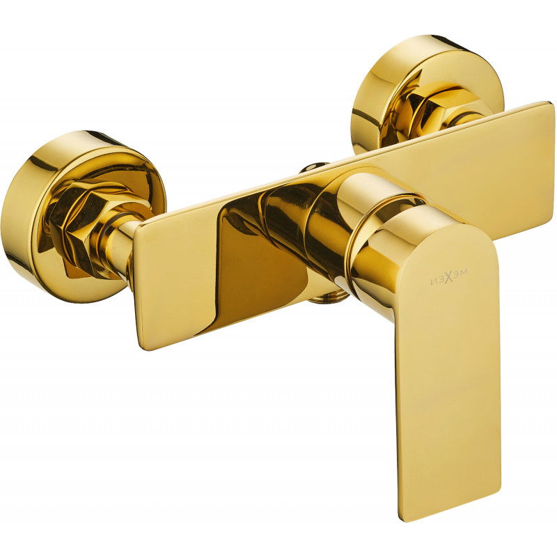 Mexen Alfa Shower mixer tap, Gold - 745740-50