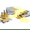 Mexen Alfa bathtub mixer tap, Gold - 745730-50