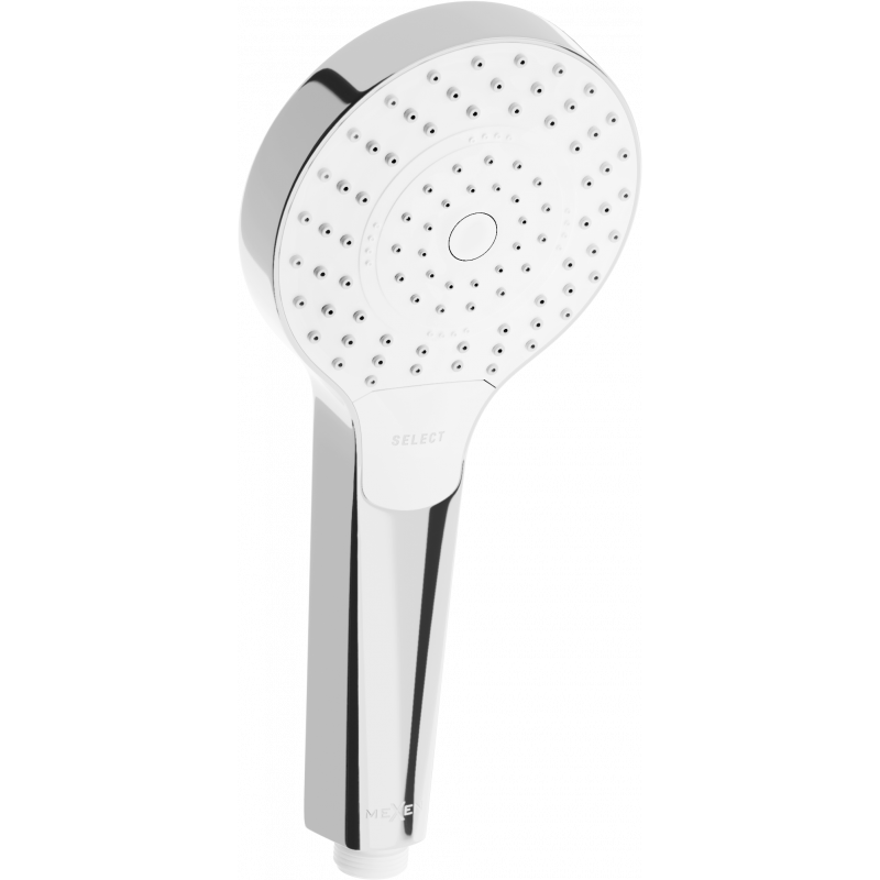 Mexen R-05 3-function shower head, chrome/white - 79505-00
