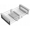 Mexen telescopic kitchen drainer with adjustable width, gray - 660730-71