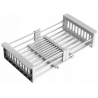 Mexen telescopic kitchen drainer with adjustable width, grey - 660730-71