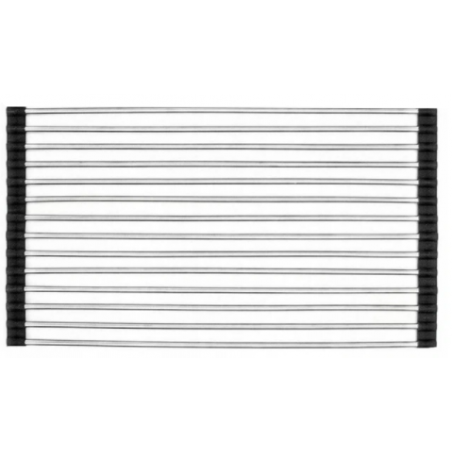 Mexen roll-up kitchen drainer for dishes, black - 660949-70