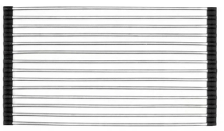 Mexen roll-up kitchen drainer for dishes, black - 660949-70