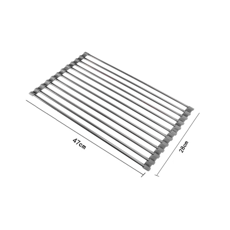 Mexen foldable kitchen dish drainer, gray - 660949-71