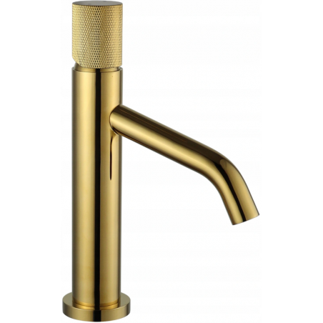 Mexen Rumba One  washbasin faucet, gold - 73501-50