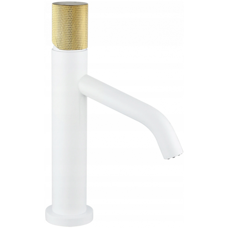 Mexen Rumba One washbasin mixer tap, White/Chrome - 73501-25
