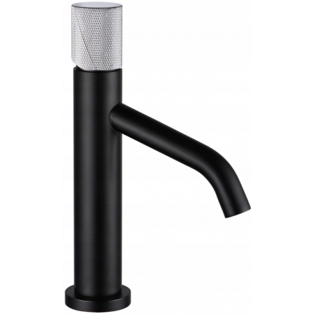Mexen Rumba One washbasin mixer tap, Black/Chrome - 73501-77