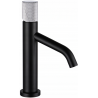 Mexen Rumba One washbasin mixer tap, Black/Chrome - 73501-77