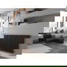 Mexen C22 panel radiator 300 x 900 mm, side connection, 840 W, black - W422-030-090-70