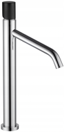 Mexen Rumba high washbasin mixer tap, Chrome/Black - 73511-07