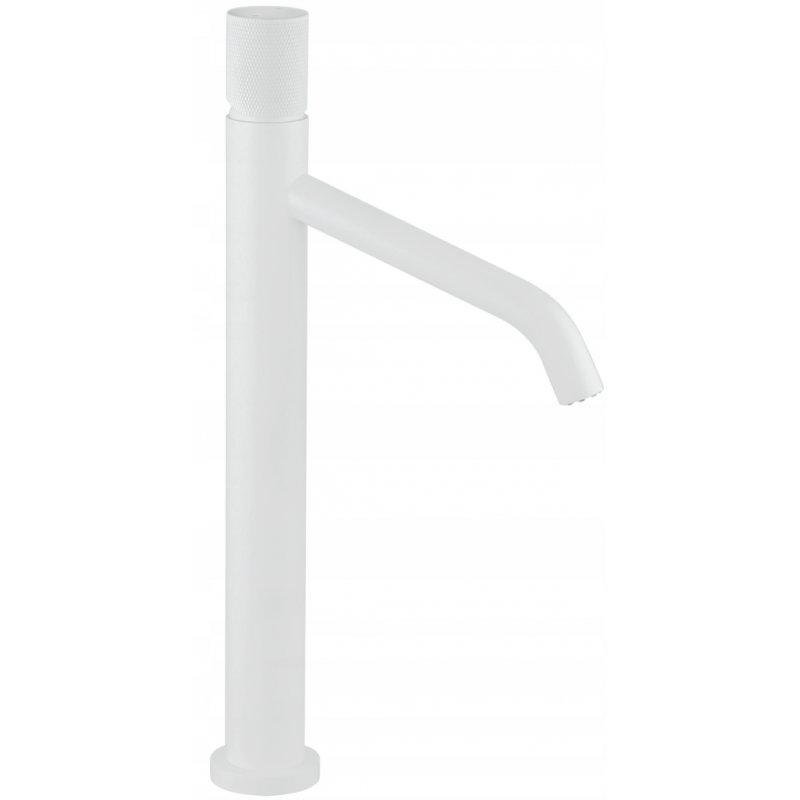 Mexen Rumba One  high washbasin faucet, white - 73511-20