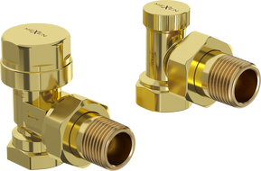 Mexen radiator angle valves, gold - W901-000-50